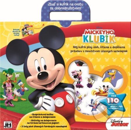 Kniha: Zábavný kufrík: Mickeyho klubík (Jiří Models). Jiří Models, 2018 Kniha: Zábavný kufrík: Mickeyho klubík (Jiří Models). Jiří Models, 2018