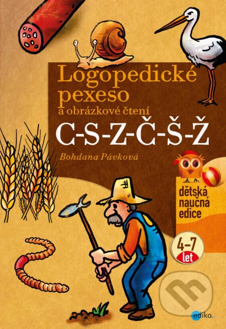 Logopedické pexeso a obrázkové čtení C-S-Z-Č-Š-Ž - Bohdana Pávková, Edika, 2019