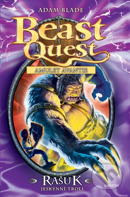 Kniha: Beast Quest: Rašuk, jeskynní troll (Adam Blade). Albatros CZ, 2019 Kniha: Beast Quest: Rašuk, jeskynní troll (Adam Blade). Albatros CZ, 2019