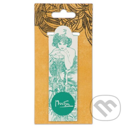 Magnetická záložka Alfons Mucha – Emerald (Presco Group). Presco Group Magnetická záložka Alfons Mucha – Emerald (Presco Group). Presco Group