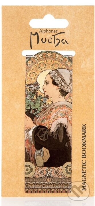 Magnetická záložka Alfons Mucha – Thistle (Presco Group). Presco Group, 2017 Magnetická záložka Alfons Mucha – Thistle (Presco Group). Presco Group, 2017