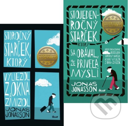 Kniha: Storočný starček + Stojedenročný starček (Komplet dvoch titulov) (Jonas Jonasson) Kniha: Storočný starček + Stojedenročný starček (Komplet dvoch titulov) (Jonas Jonasson)