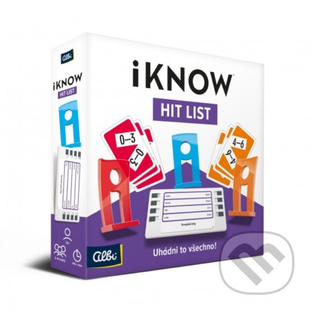Společenská hra: iKNOW Hit List (Albi). Albi, 2018 Společenská hra: iKNOW Hit List (Albi). Albi, 2018