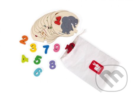 Puzzle: Vkladacie puzzle pre deti Čísla I learn (Janod). Janod, 2018 Puzzle: Vkladacie puzzle pre deti Čísla I learn (Janod). Janod, 2018