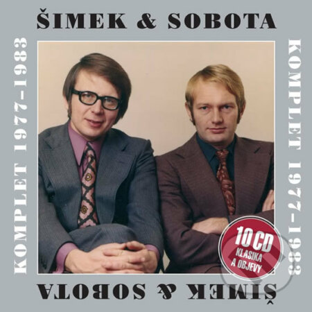 Audiokniha: Jaroslav Šimek, Luděk Sobota: Komplet 1944-1983 (Luděk Sobota a Miloslav Šimek). Hudobné albumy, 2018 Audiokniha: Jaroslav Šimek, Luděk Sobota: Komplet 1944-1983 (Luděk Sobota a Miloslav Šimek). Hudobné albumy, 2018