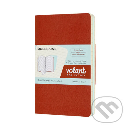Moleskine - sada 2 zápisníkov Volant (oranžový a modrý) (Moleskine). Moleskine, 2018 Moleskine - sada 2 zápisníkov Volant (oranžový a modrý) (Moleskine). Moleskine, 2018