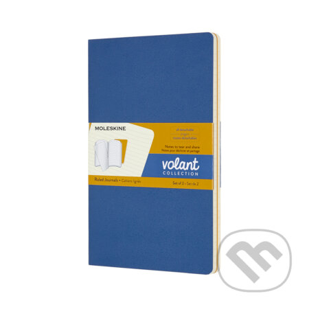 Moleskine - sada 2 zápisníkov Volant (žltý a modrý) (Moleskine). Moleskine, 2018 Moleskine - sada 2 zápisníkov Volant (žltý a modrý) (Moleskine). Moleskine, 2018