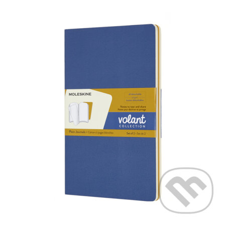 Moleskine - sada 2 zápisníkov Volant (žltý a modrý) (Moleskine). Moleskine, 2018 Moleskine - sada 2 zápisníkov Volant (žltý a modrý) (Moleskine). Moleskine, 2018