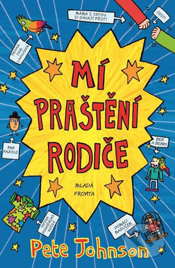 Kniha: Mí praštění rodiče (Pete Johnson). Mladá fronta, 2017 Kniha: Mí praštění rodiče (Pete Johnson). Mladá fronta, 2017