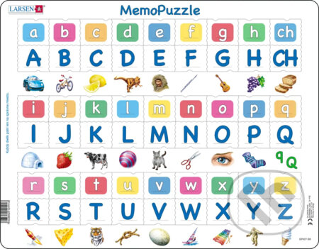 Puzzle: MemoPuzzle: Abeceda Pexeso puzzle GP4 (Larsen). Larsen, 2020 Puzzle: MemoPuzzle: Abeceda Pexeso puzzle GP4 (Larsen). Larsen, 2020
