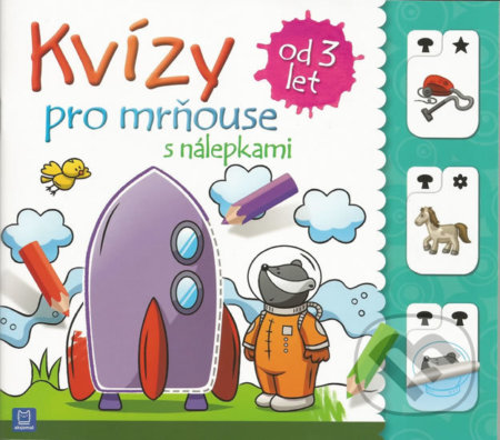 Kniha: Kvízy pro mrňouse od 3 let (Joanna Kuryjak). Aksjomat, 2018 Kniha: Kvízy pro mrňouse od 3 let (Joanna Kuryjak). Aksjomat, 2018