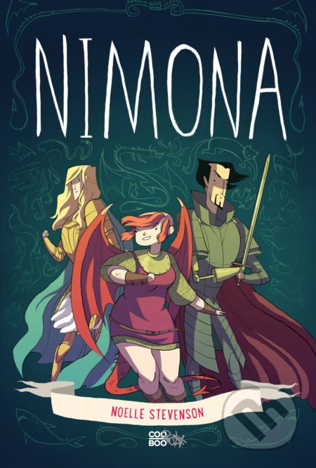 Kniha: Nimona (Noelle Stevenson). CooBoo SK, 2019 Kniha: Nimona (Noelle Stevenson). CooBoo SK, 2019