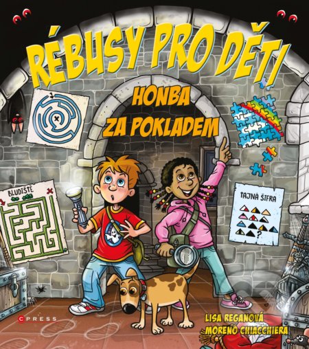 Kniha: Rébusy pro děti (Lisa Regan a Moreno Chiacchiera). Edika, 2019 Kniha: Rébusy pro děti (Lisa Regan a Moreno Chiacchiera). Edika, 2019