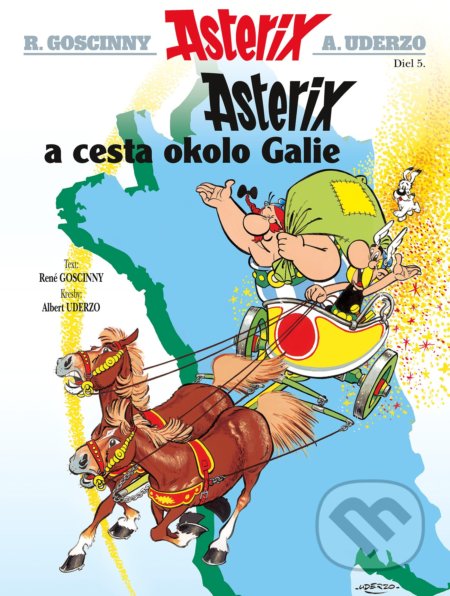 Kniha: Asterix V: Cesta okolo Galie (René Goscinny). Egmont SK, 2019 Kniha: Asterix V: Cesta okolo Galie (René Goscinny). Egmont SK, 2019