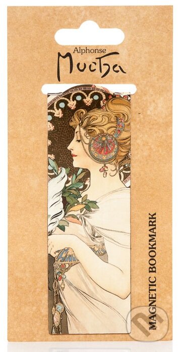 Magnetická záložka Alfons Mucha – Feather (Presco Group). Presco Group, 2017 Magnetická záložka Alfons Mucha – Feather (Presco Group). Presco Group, 2017