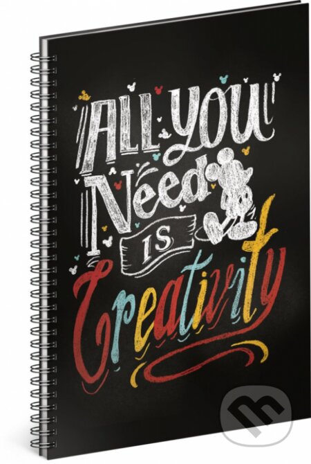 Spirálový blok Mickey – Creativity (Presco Group). Presco Group, 2016 Spirálový blok Mickey – Creativity (Presco Group). Presco Group, 2016