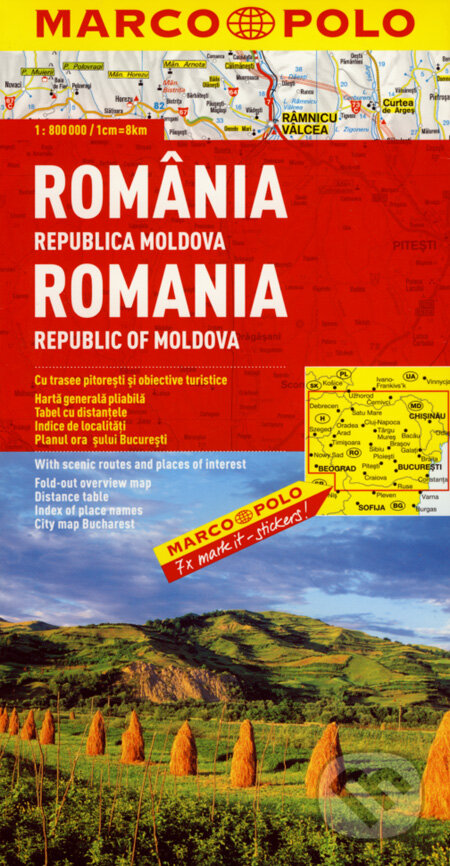 România/Romania/Rumänien/Roumanie 1:800 000, Marco Polo