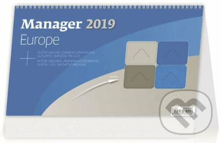 Kalendář stolní 2019 - Manager Europe, Helma, 2018