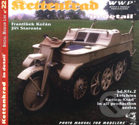 Kniha: Kettenkrad in detail (František Kořán). WWP Rak, 2001 Kniha: Kettenkrad in detail (František Kořán). WWP Rak, 2001
