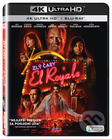 Film: Zlý časy v El Royale Ultra HD Blu-ray (Drew Goddard) (UltraHDBlu-ray). Bonton Film, 2019 Film: Zlý časy v El Royale Ultra HD Blu-ray (Drew Goddard) (UltraHDBlu-ray). Bonton Film, 2019