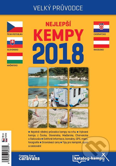 Kniha: Nejlepší kempy 2018 (Nakladatelství MISE). Nakladatelství MISE, 2018 Kniha: Nejlepší kempy 2018 (Nakladatelství MISE). Nakladatelství MISE, 2018