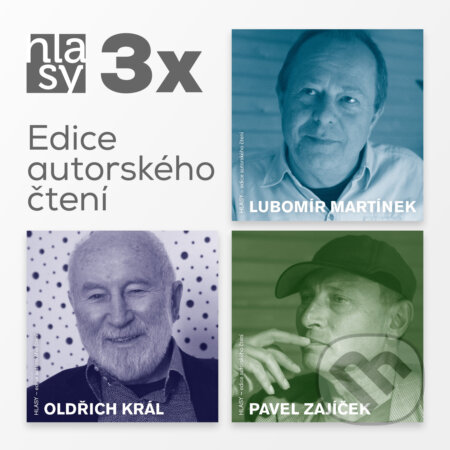 Audiokniha: 3x HLASY: Martínek, Král, Zajíček (Lubomír Martínek, Mistr Zhuang, Oldřich Král a Pavel Zajíček). Hlasy, 2019 Audiokniha: 3x HLASY: Martínek, Král, Zajíček (Lubomír Martínek, Mistr Zhuang, Oldřich Král a Pavel Zajíček). Hlasy, 2019