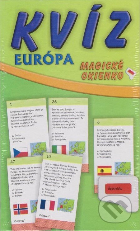 Spoločenská hra: Kvíz - Európa (ESA). ESA, 2018 Spoločenská hra: Kvíz - Európa (ESA). ESA, 2018