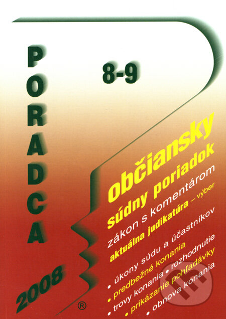 Kniha: Poradca 8-9/2008 (Poradca s.r.o.). Poradca s.r.o., 2008 Kniha: Poradca 8-9/2008 (Poradca s.r.o.). Poradca s.r.o., 2008