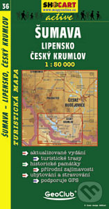 Šumava, Lipensko, Český Krumlov 1:50 000 (SHOCart). SHOCart Šumava, Lipensko, Český Krumlov 1:50 000 (SHOCart). SHOCart