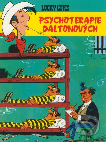 Kniha: Lucky Luke - Psychoterapie Daltonových (René Goscinny). Egmont ČR, 2008 Kniha: Lucky Luke - Psychoterapie Daltonových (René Goscinny). Egmont ČR, 2008