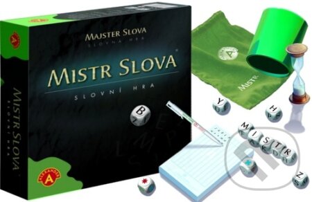 Spoločenská hra: Mistr slova / Majster slova (Bonaparte). Bonaparte, 2009 Spoločenská hra: Mistr slova / Majster slova (Bonaparte). Bonaparte, 2009