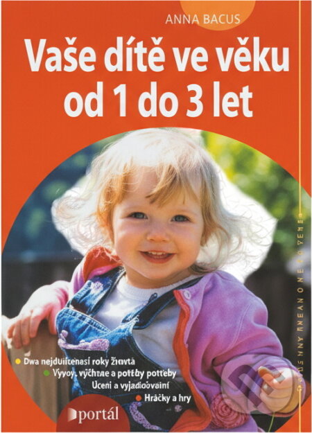 Kniha: Vaše dítě ve věku od 1 do 3let (Anne Bacus). Portál, 2002 Kniha: Vaše dítě ve věku od 1 do 3let (Anne Bacus). Portál, 2002