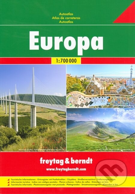 Európa 1:700 000, freytag&berndt, 2013