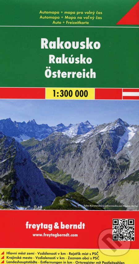 Rakousko 1:300 000 (freytag&berndt). freytag&berndt, 2014 Rakousko 1:300 000 (freytag&berndt). freytag&berndt, 2014