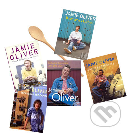 Kniha: Jamie Oliver - komplet 5 kníh (Jamie Oliver). Spektrum grafik, 2008 Kniha: Jamie Oliver - komplet 5 kníh (Jamie Oliver). Spektrum grafik, 2008