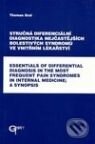 Kniha: Stručná diferenciální diagnostika nejčastějších bolestivých syndromů (Thomas Gral). Galén, 1999 Kniha: Stručná diferenciální diagnostika nejčastějších bolestivých syndromů (Thomas Gral). Galén, 1999