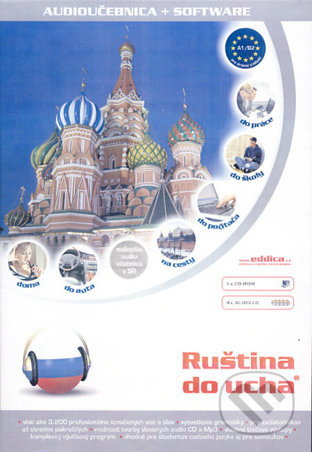 Audiokniha: Ruština do ucha (audioučebnica+ software) (Eddica). Eddica Audiokniha: Ruština do ucha (audioučebnica+ software) (Eddica). Eddica