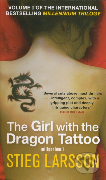 Kniha: The Girl with the Dragon Tattoo (Stieg Larsson). Quercus, 2008 Kniha: The Girl with the Dragon Tattoo (Stieg Larsson). Quercus, 2008