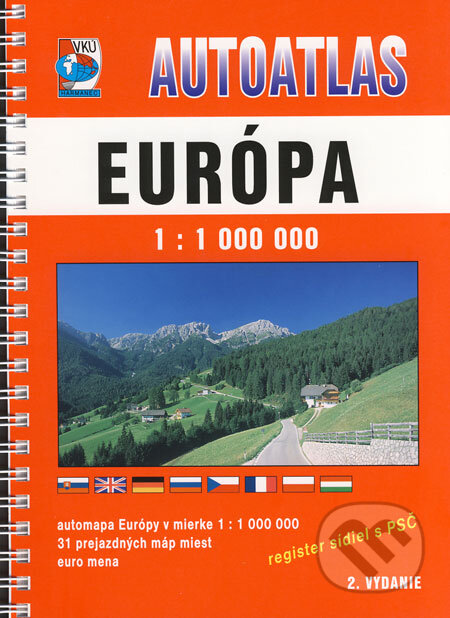 Autoatlas - Európa 1:1 000 000 (VKÚ Harmanec). VKÚ Harmanec Autoatlas - Európa 1:1 000 000 (VKÚ Harmanec). VKÚ Harmanec