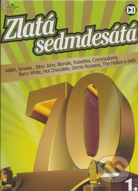 Hudobné CD: Various Artists: Zlata Sedmdesata/Slidepack (). , 2011 Hudobné CD: Various Artists: Zlata Sedmdesata/Slidepack (). , 2011