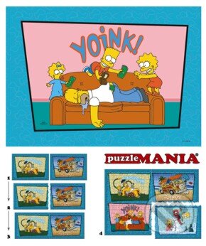 Puzzle: Simpsonovci na gauči (Dino). Dino Puzzle: Simpsonovci na gauči (Dino). Dino