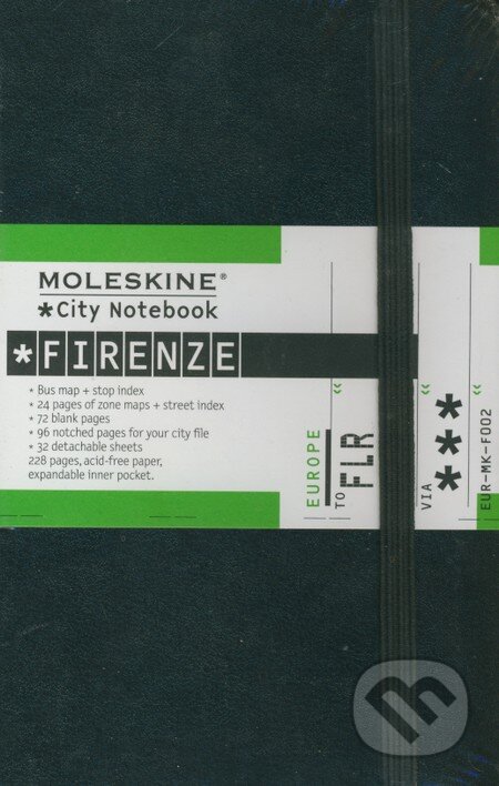 Moleskine CITY - malý zápisník Florencia (čierny), Moleskine, 2007
