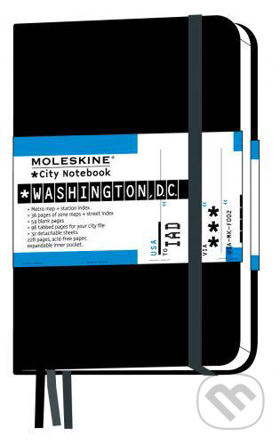 Moleskine CITY - malý zápisník Washington (čierny), Moleskine, 2007