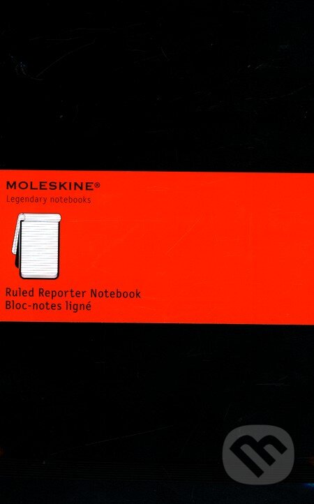 Moleskine - stredný linajkový reportérsky zápisník (čierny) (Moleskine). Moleskine, 2007 Moleskine - stredný linajkový reportérsky zápisník (čierny) (Moleskine). Moleskine, 2007
