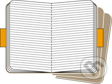 Moleskine - sada 3 stredných linajkových zošitov (kartónová väzba), Moleskine, 2007