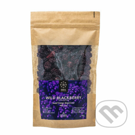 Kávy a čaje: Mrazom sušená lesná černica 95g (Brix). Brix, 2019 Kávy a čaje: Mrazom sušená lesná černica 95g (Brix). Brix, 2019