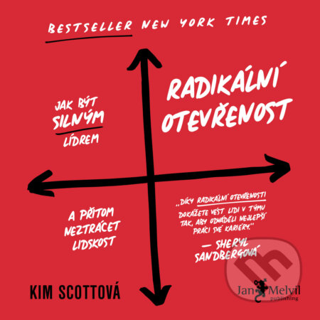 Audiokniha: Radikální otevřenost (Kim Scottová). Jan Melvil publishing, 2019 Audiokniha: Radikální otevřenost (Kim Scottová). Jan Melvil publishing, 2019