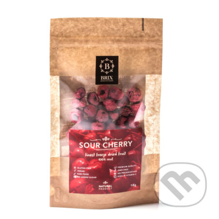 Kávy a čaje: Mrazom sušená višňa 38g (Brix). Brix, 2019 Kávy a čaje: Mrazom sušená višňa 38g (Brix). Brix, 2019