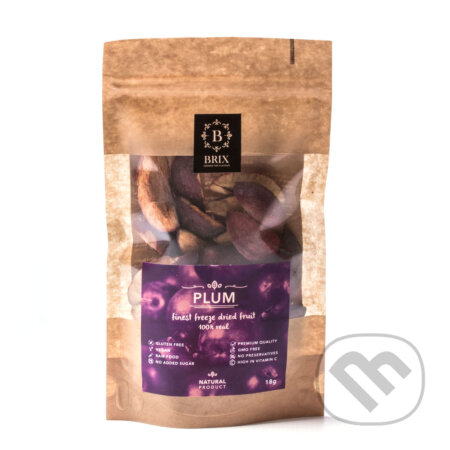 Kávy a čaje: Mrazom sušená slivka 28g (Brix). Brix, 2019 Kávy a čaje: Mrazom sušená slivka 28g (Brix). Brix, 2019