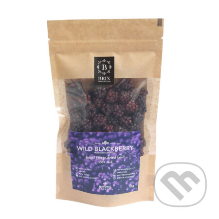 Kávy a čaje: Mrazom sušená lesná černica 35g (Brix). Brix, 2019 Kávy a čaje: Mrazom sušená lesná černica 35g (Brix). Brix, 2019